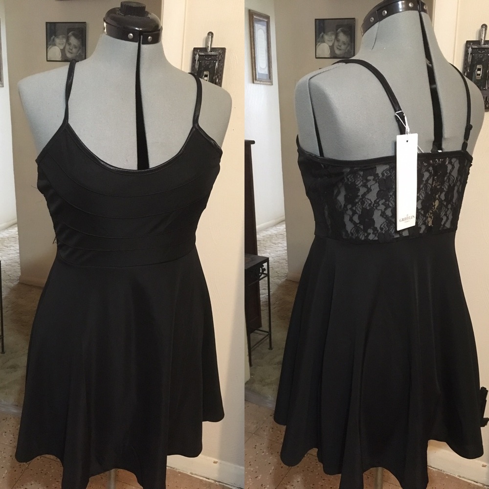 Ballet Type Lace Back Dress